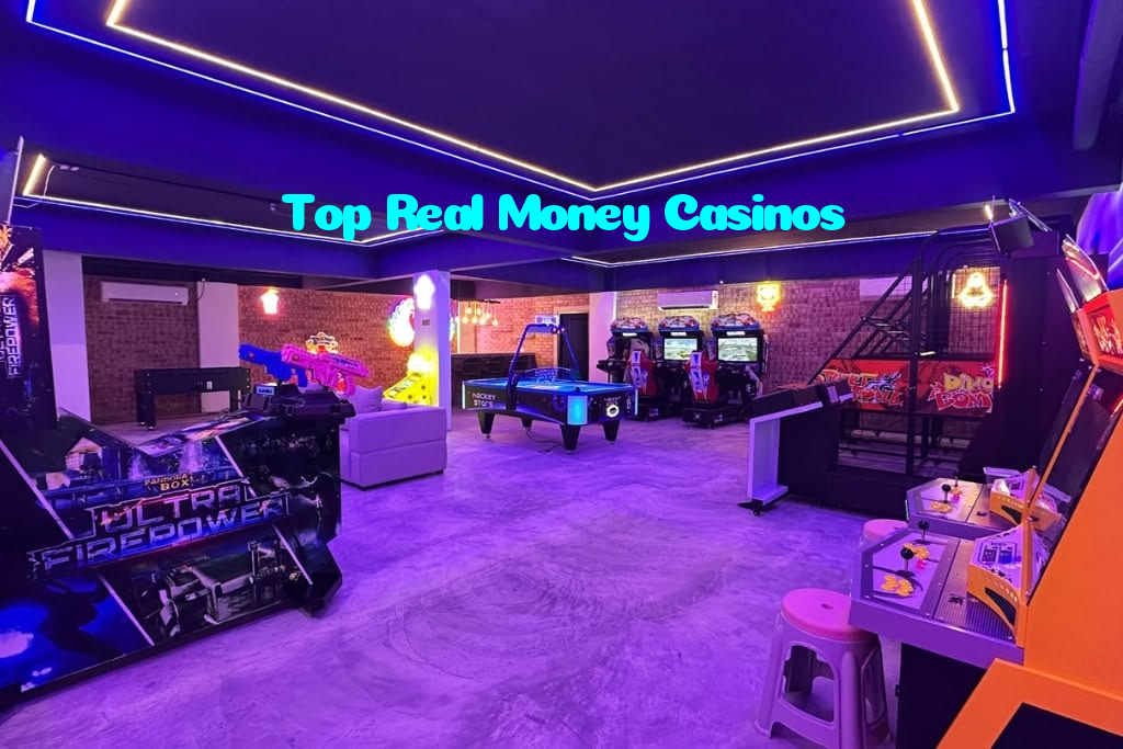 Top Real Money Casinos casino presented on mobile device in Pakistan with slots and live games